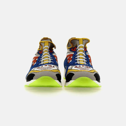 Men|Women Kith Marni Sneakers - New Jacquard Blue / White / Red