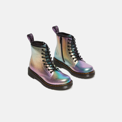 Kids Kith Dr. Martens Junior 1460 - Multi Rainbow Crinkle