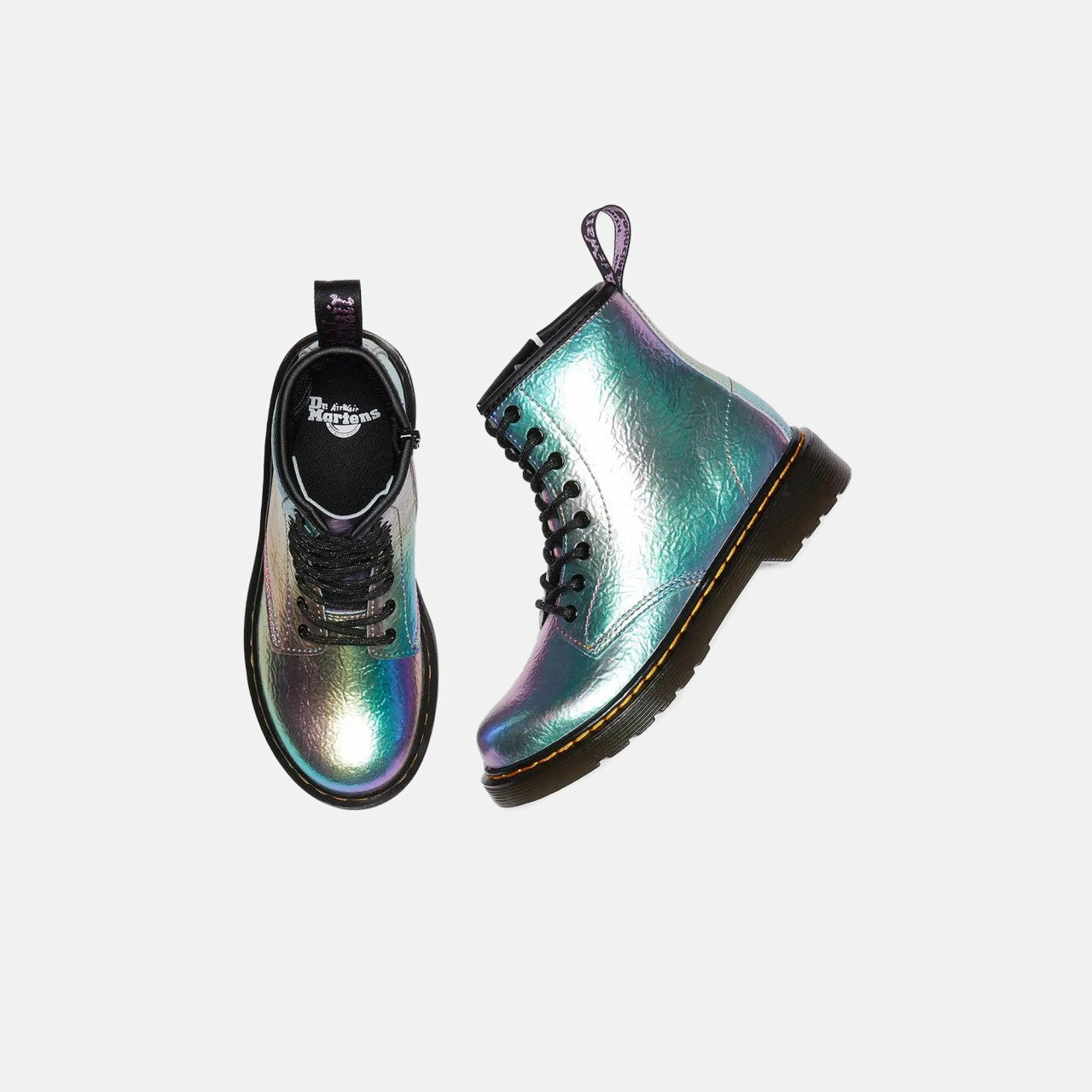 Kids Kith Dr. Martens Junior 1460 - Multi Rainbow Crinkle