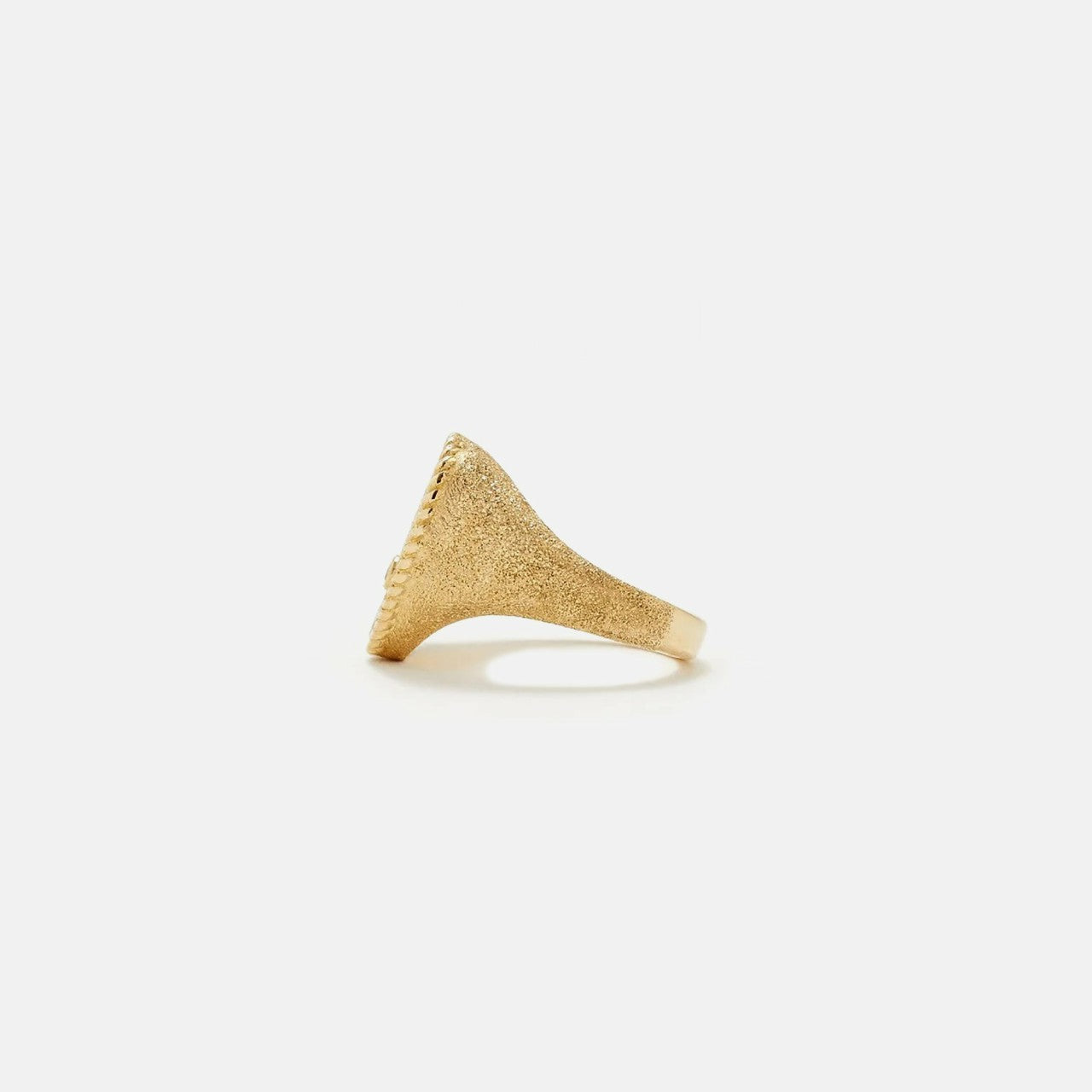 Women Kith Yvonne Leon Chevaliere Coeur Pailletee Or Jaune - Yellow Gold