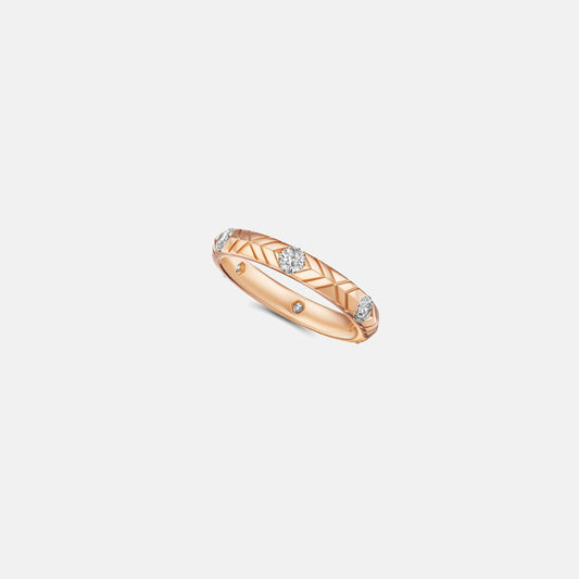 Women Kith VL Cepher Skeiling Ring - Rose Gold