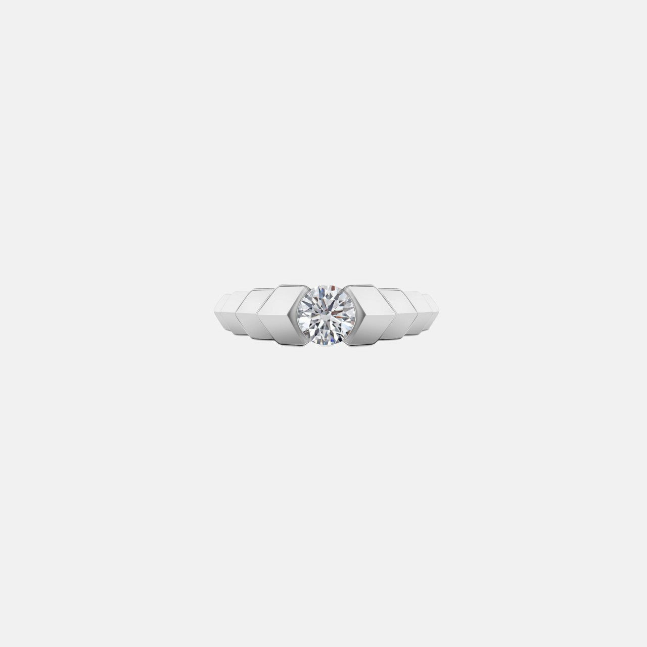 Women Kith VL Cepher Arris Ring - White Gold
