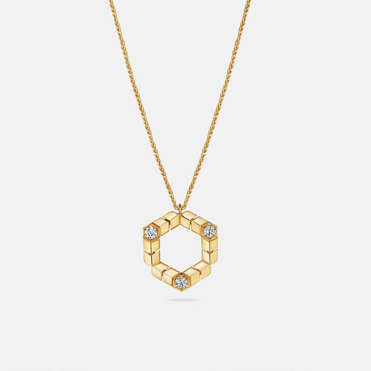 Women Kith VL Cepher Estoile Large Pendant - Yellow Gold