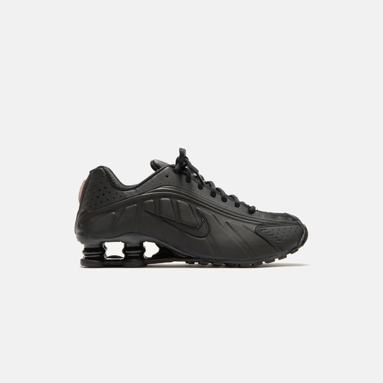 Women Kith Nike WMNS Shox R4 - Black / Black / Max Orange