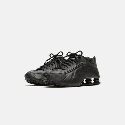Women Kith Nike WMNS Shox R4 - Black / Black / Max Orange