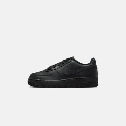Kids Kith Nike GS Air Force 1 LE - Black / Black / Black / Black