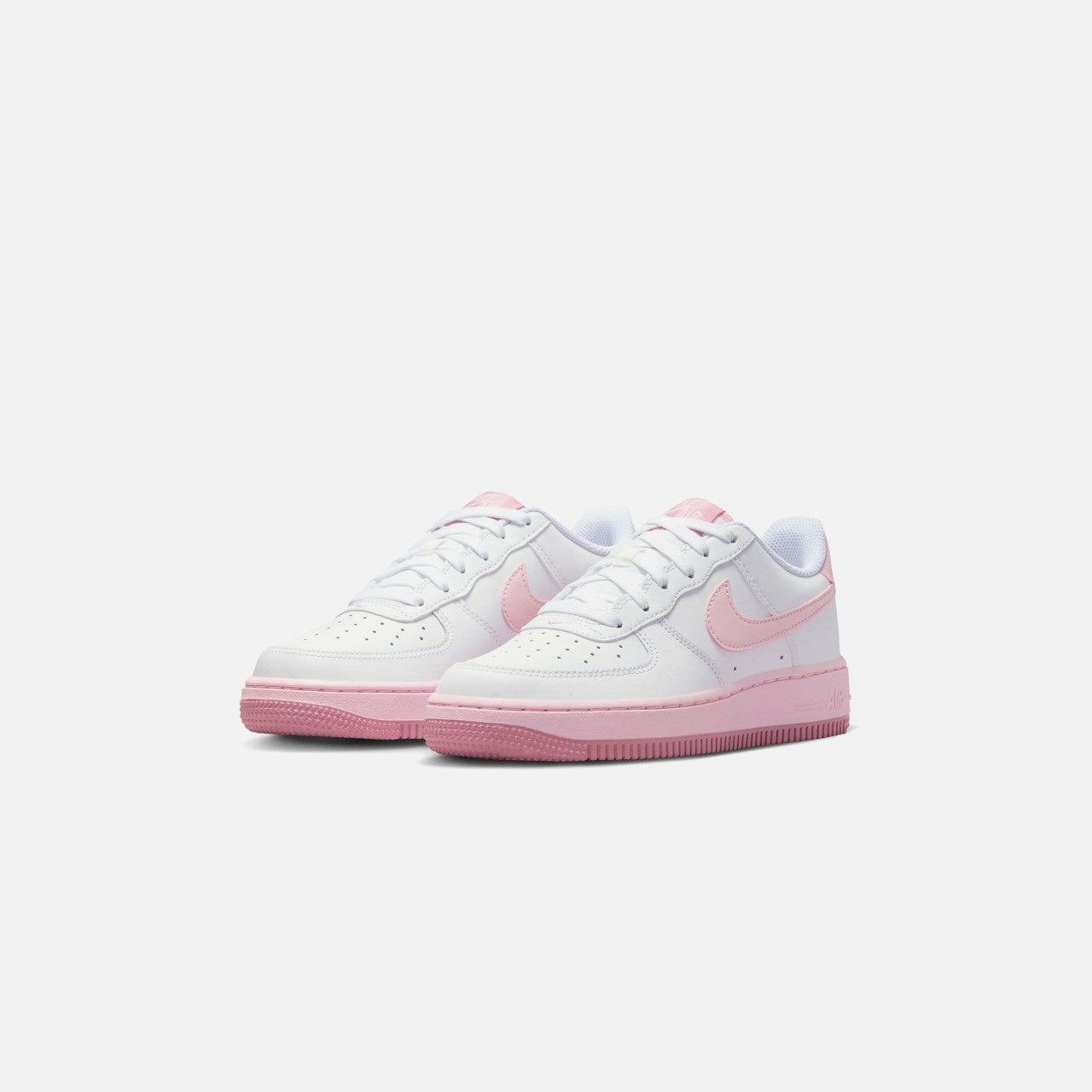 Kids Kith Nike GS Air Force 1 LV8 - White / Pink Foam