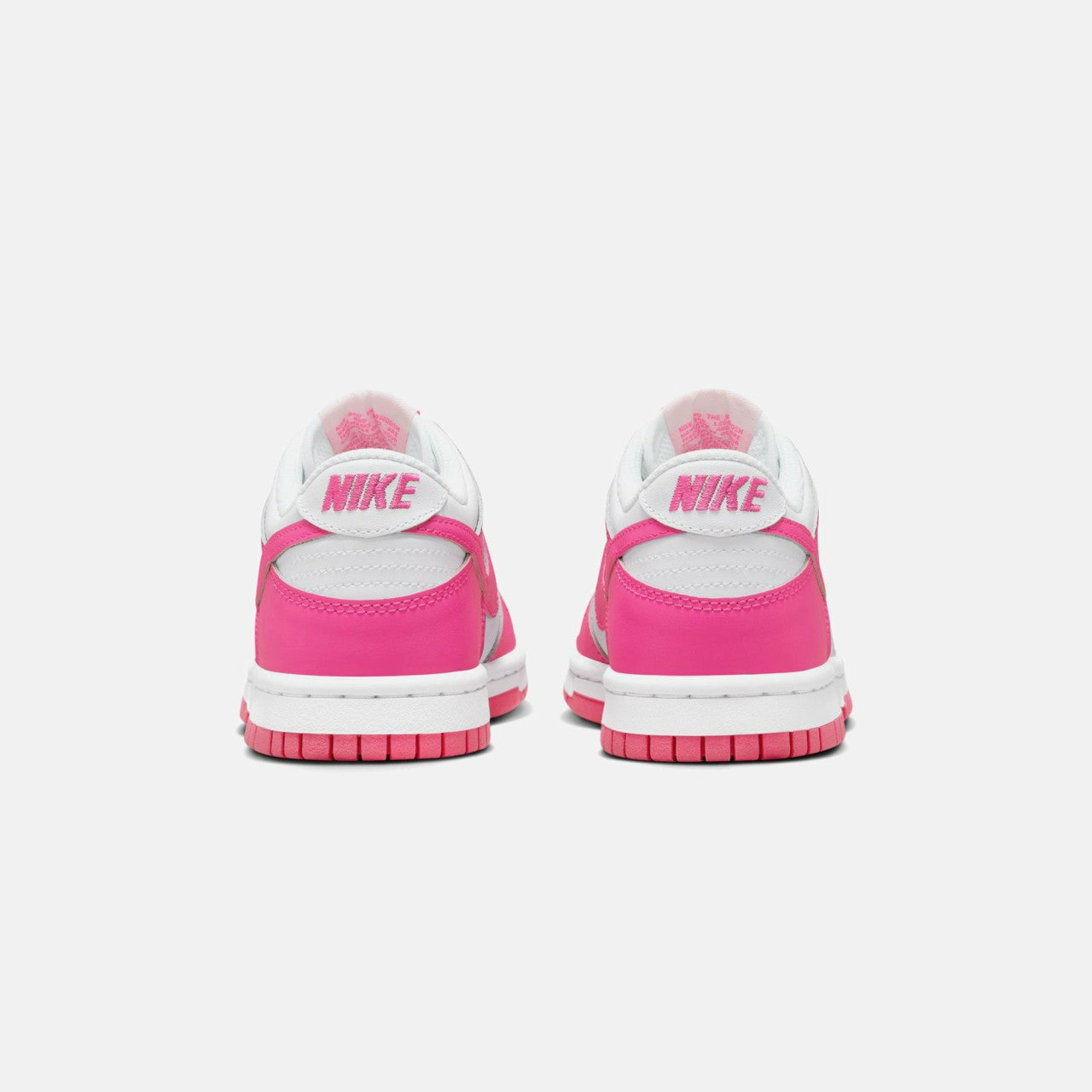 Kids Kith Nike GS Dunk Low - White / Laser Fuchsia