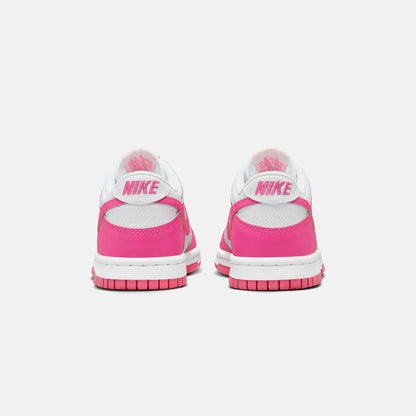 Kids Kith Nike GS Dunk Low - White / Laser Fuchsia