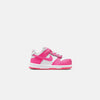 White / Laser Fuchsia