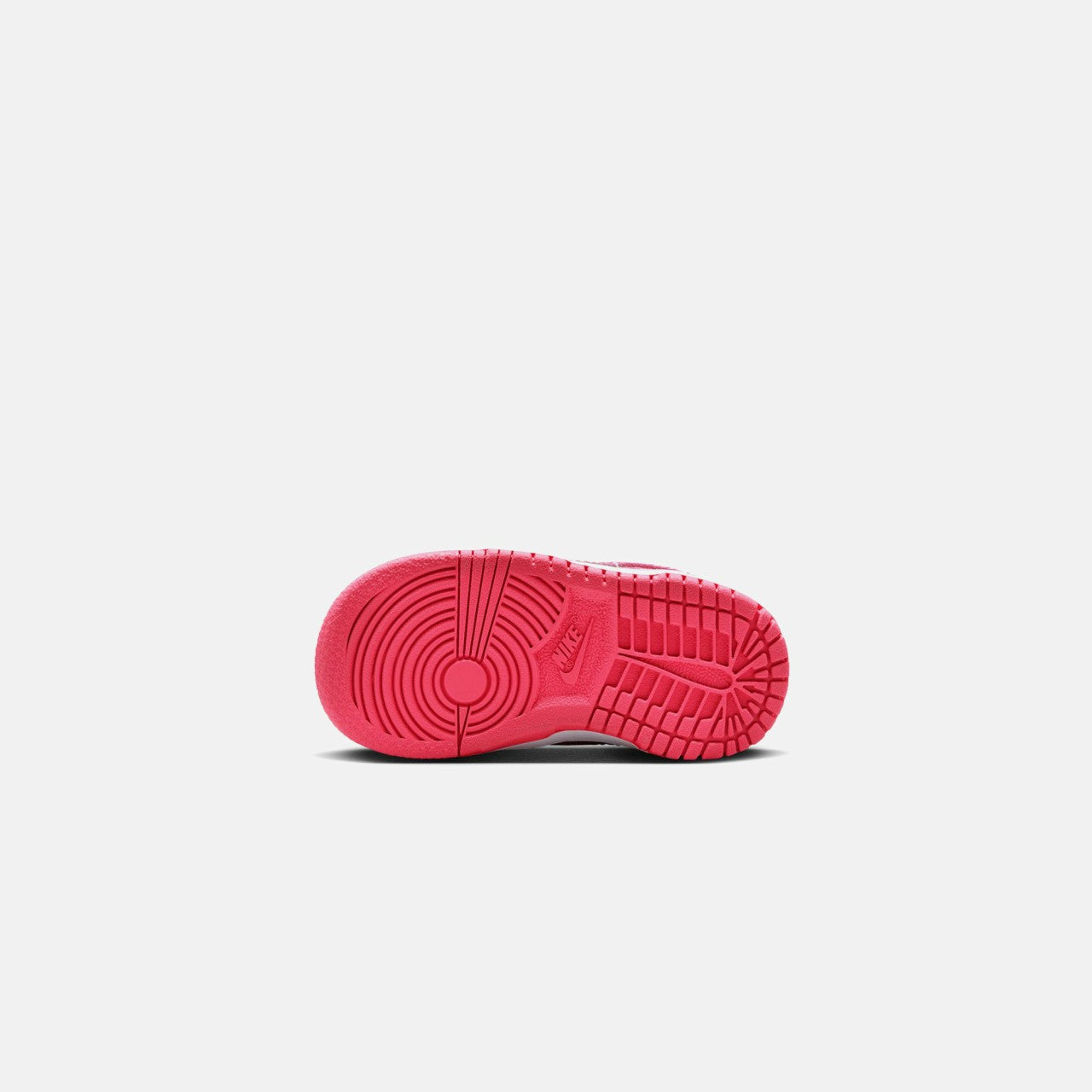 Kids Kith Nike TD Dunk Low - White / Laser Fuchsia