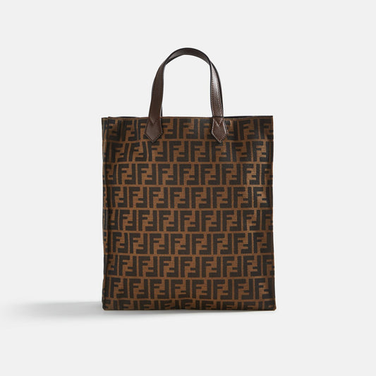 Women Kith WGACA Fendi Zucca Vertical Tote - Brown