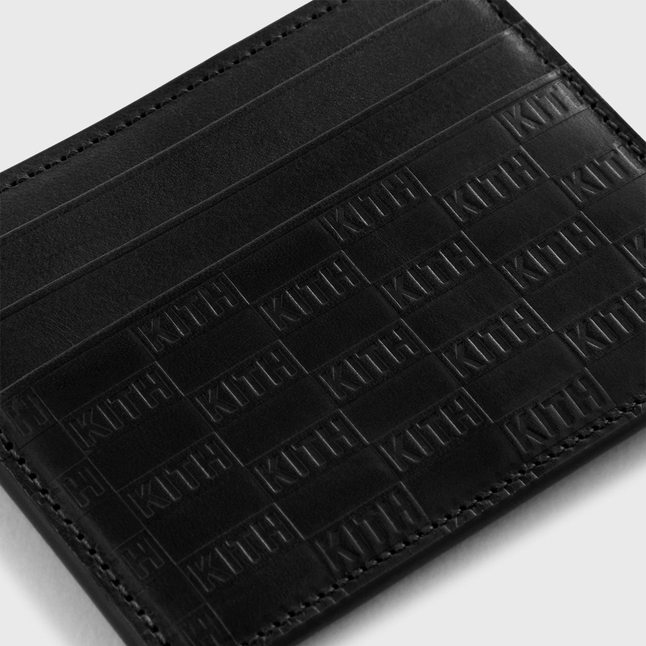 Men Kith Kith Monogram Card Holder - Black