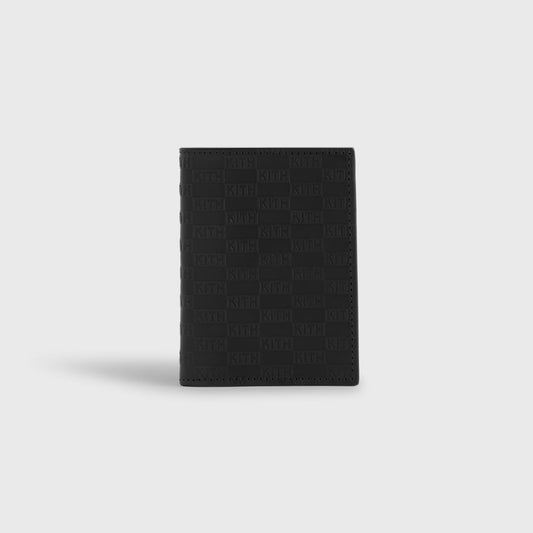 Men Kith Kith Monogram Bi-Fold Wallet - Black