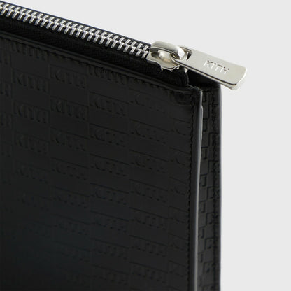 Men Kith Kith Monogram Zipper Pouch - Black