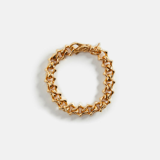 Men Kith Emanuele Bicocchi Gold Arabesque Chain Bracelet - Gold