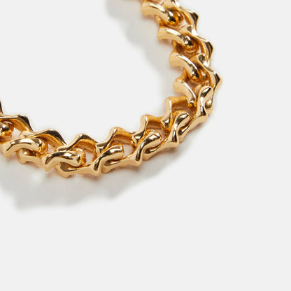 Men Kith Emanuele Bicocchi Gold Arabesque Chain Bracelet - Gold