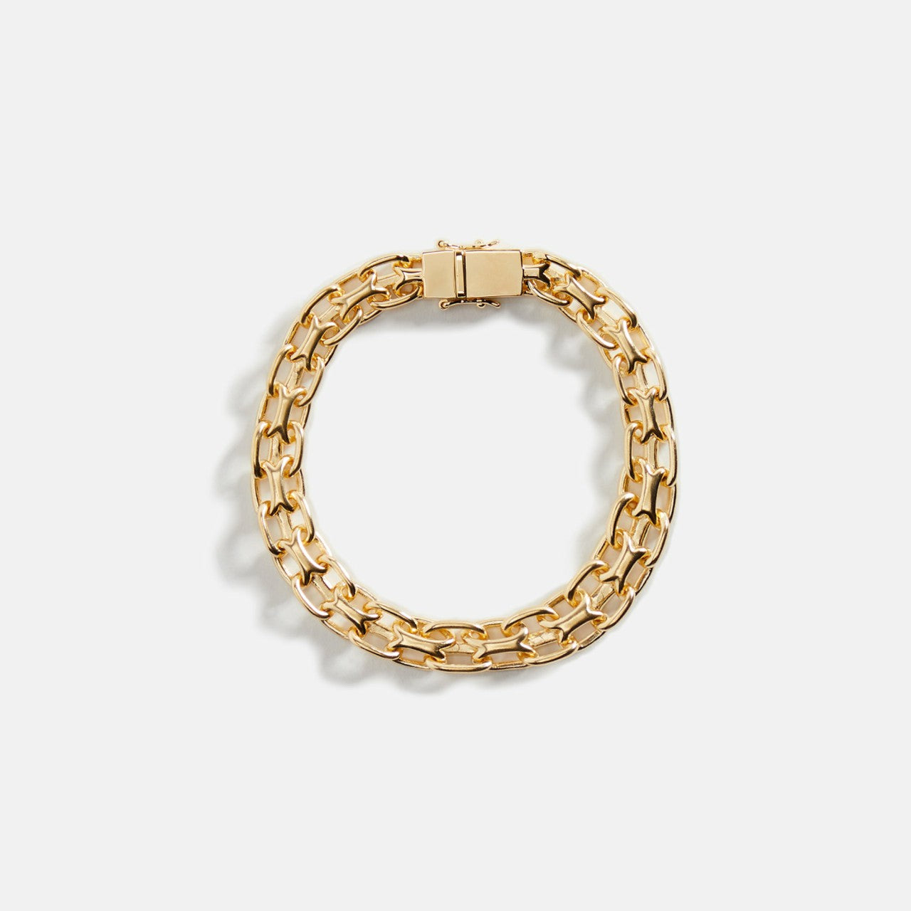 Men Kith Tom Wood Vintage Bracelet 925 Sterling Silver / 9K Gold 7.0 - Gold