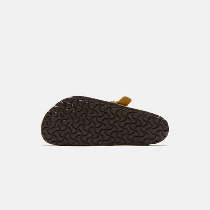Men|Women Kith Birkenstock Boston Suede - Latte Cream