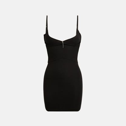 Women Kith Sami Miro Vintage Double Layer Tank Dress - Black