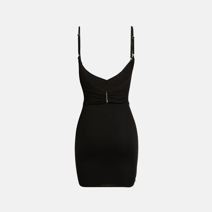 Women Kith Sami Miro Vintage Double Layer Tank Dress - Black