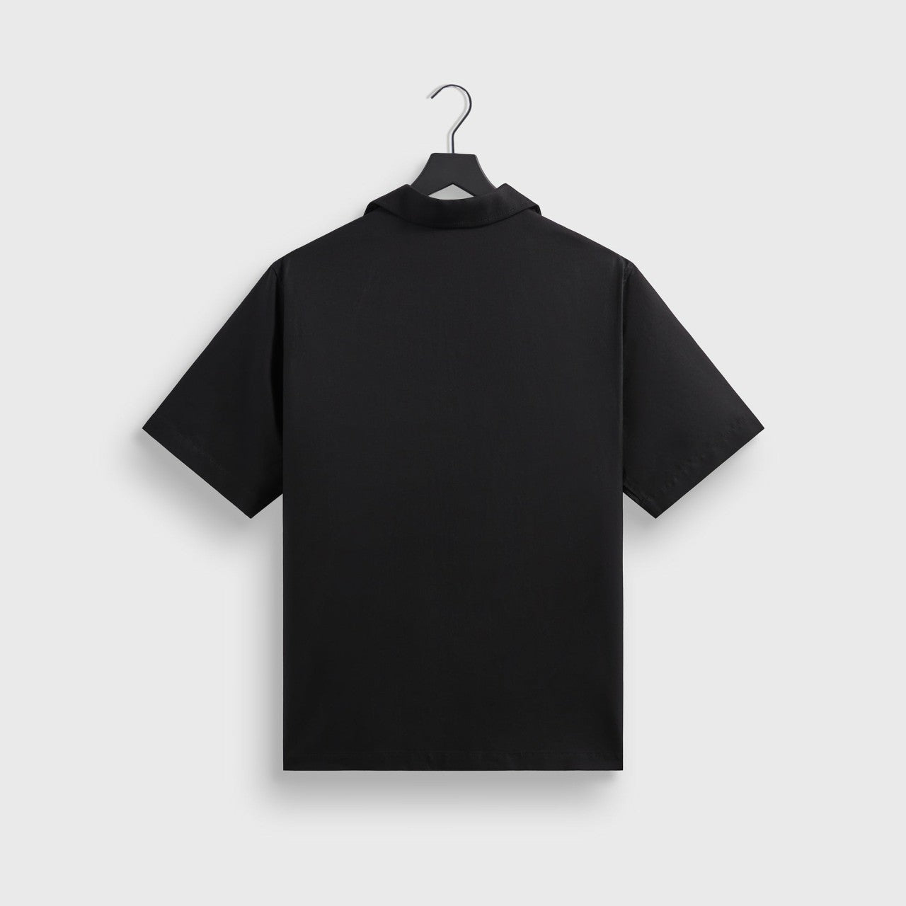 Men Kith Kith Silk Cotton Thompson Camp Collar Shirt - Black