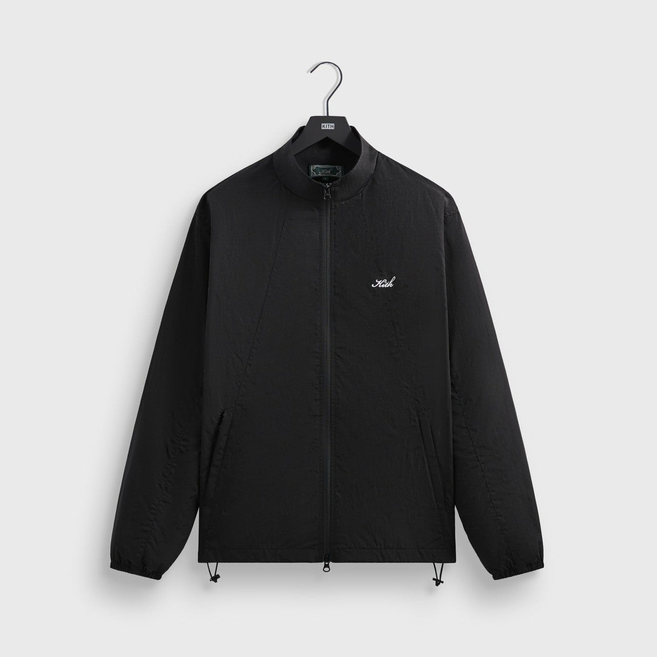 Men Kith Kith Wrinkle Nylon Windsor Panelled Track Jacket - Black