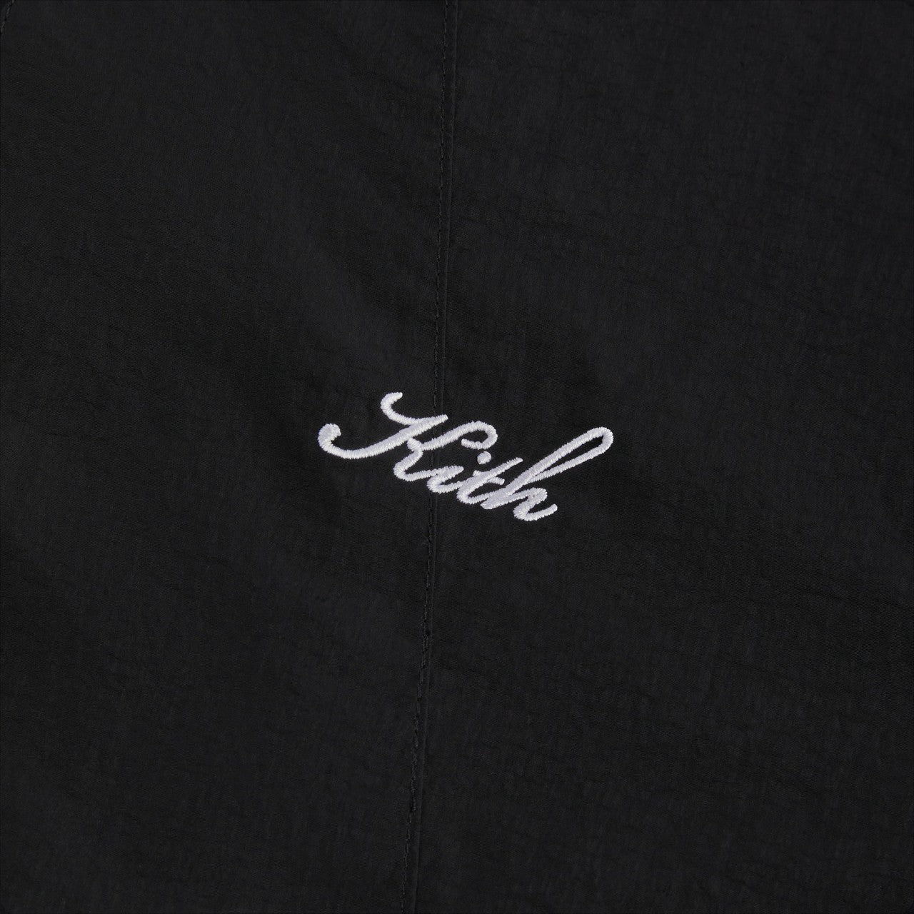 Men Kith Kith Wrinkle Nylon Windsor Panelled Track Jacket - Black