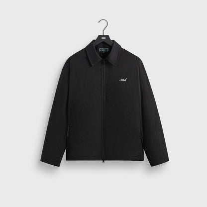 Men Kith Kith Wrinkle Nylon Jonas Coaches Jacket - Black