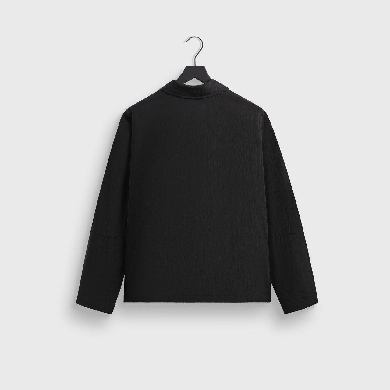 Men Kith Kith Wrinkle Nylon Jonas Coaches Jacket - Black