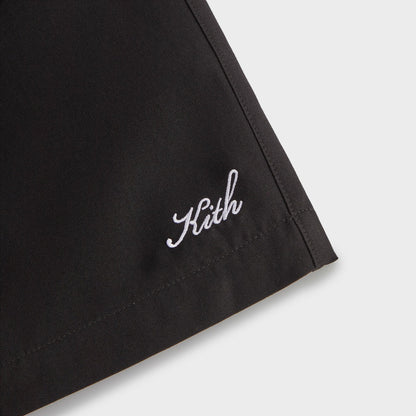 Men Kith Kith Silk Cotton Active Short - Black