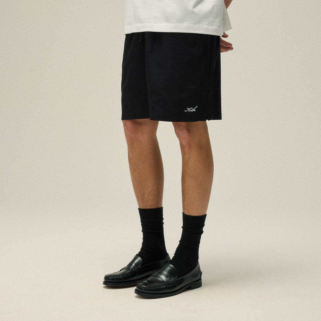 Men Kith Kith Twill Collins Swim Short - Black