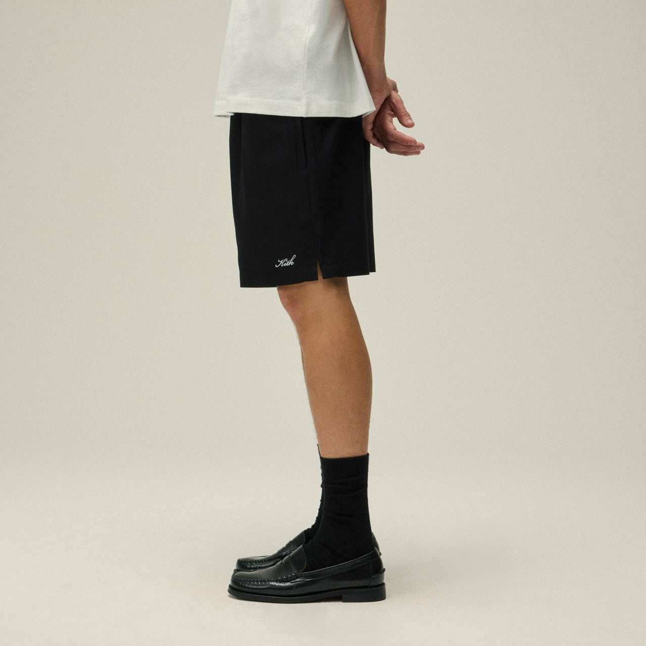 Men Kith Kith Twill Collins Swim Short - Black