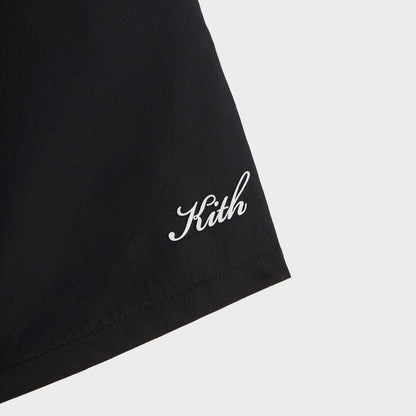 Men Kith Kith Twill Collins Swim Short - Black