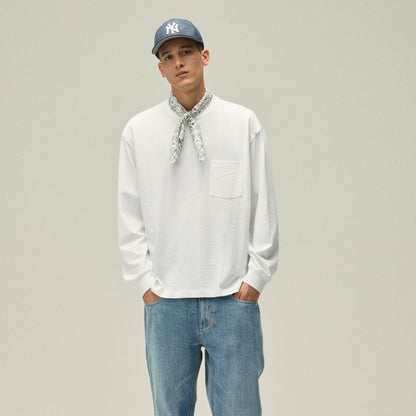 Men Kith Kith Long Sleeve Leonard Pocket Tee - White