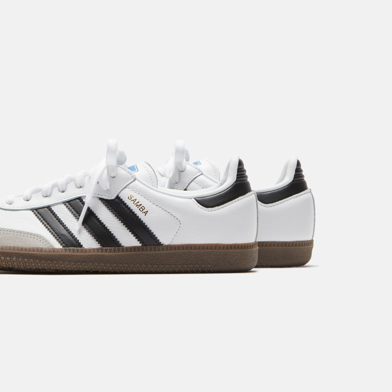 Kids Kith adidas GS Samba OG - Footwear White / Core Black / Gum