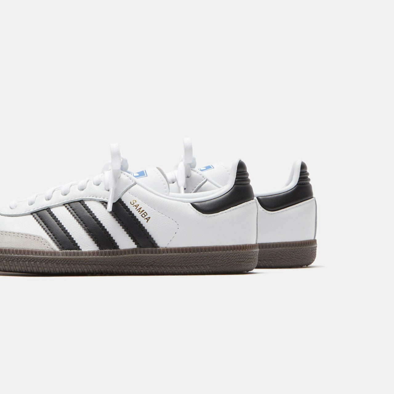 Kids Kith adidas PS Samba OG - White / Core Black / Gum