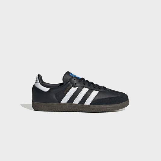 Kids Kith adidas GS Samba OG - Core Black / White / Gum