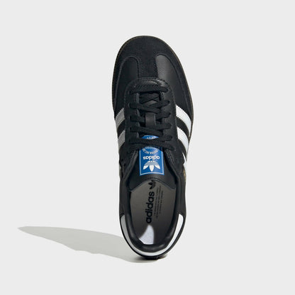 Kids Kith adidas GS Samba OG - Core Black / White / Gum