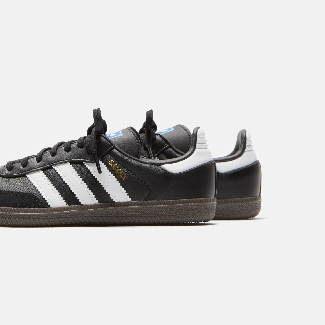 Kids Kith adidas PS Samba OG - Core Black / White / Gum