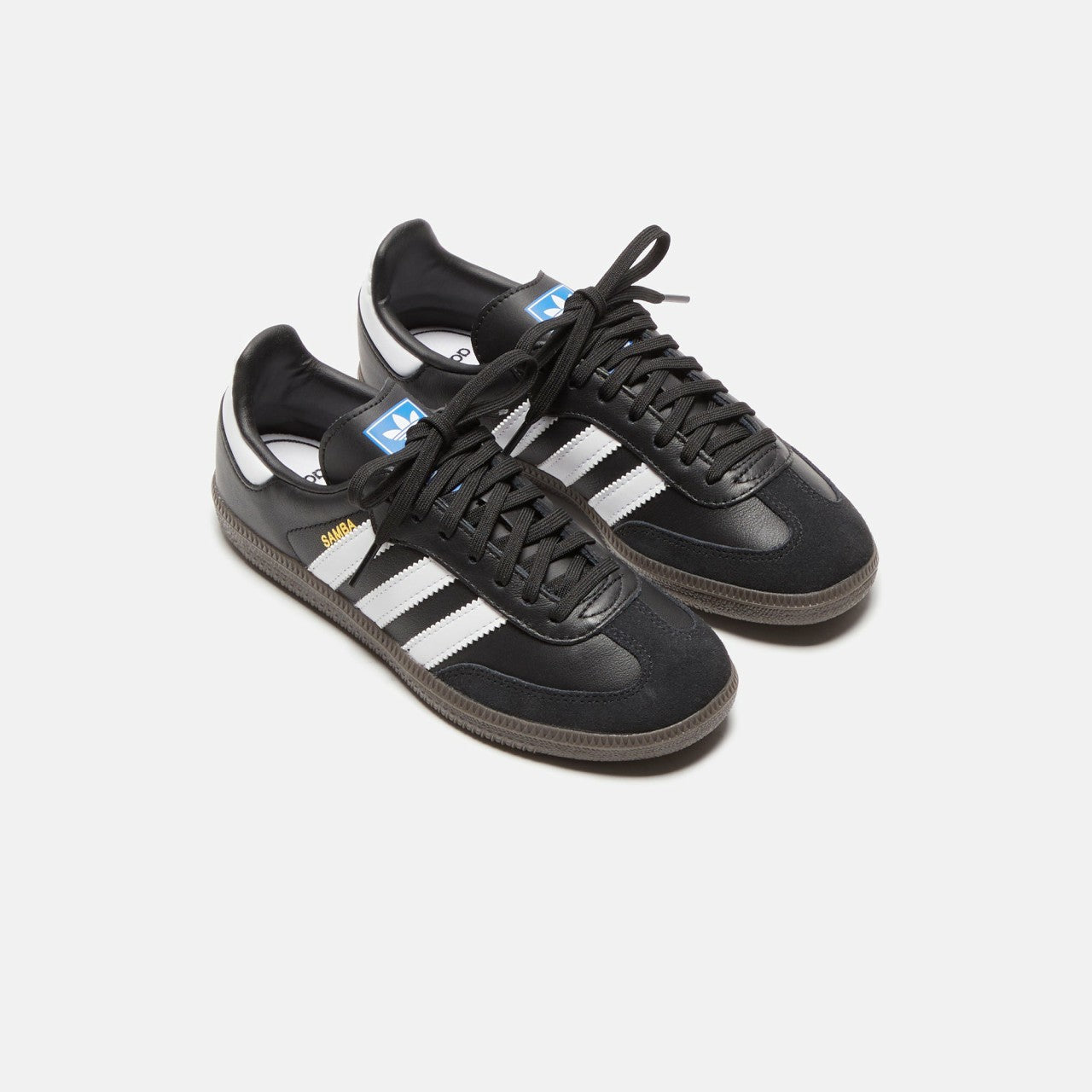 Kids Kith adidas PS Samba OG - Core Black / White / Gum