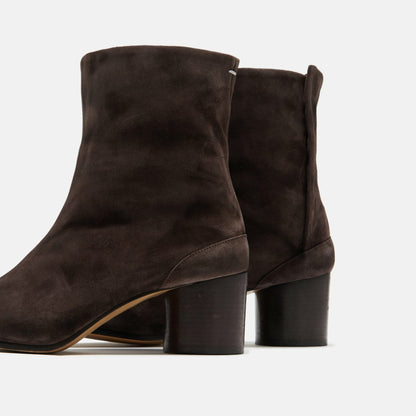 Men|Women Kith Maison Margiela WMNS Tabi Ankle Boots H60 - Dark Brown Suede