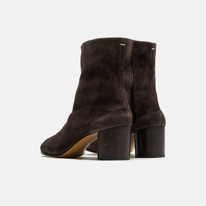 Men|Women Kith Maison Margiela WMNS Tabi Ankle Boots H60 - Dark Brown Suede
