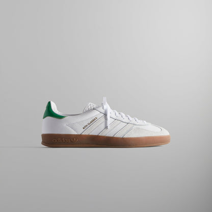 Women|Men Kith Kith Classics for adidas Originals Gazelle Indoor - White / Green
