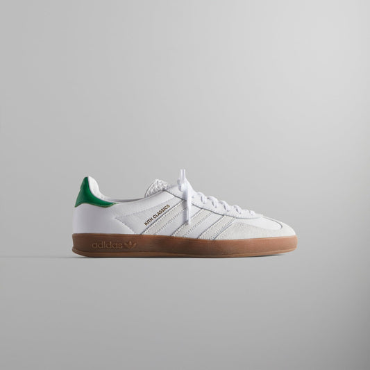 Women|Men Kith Kith Classics for adidas Originals Gazelle Indoor - White / Green