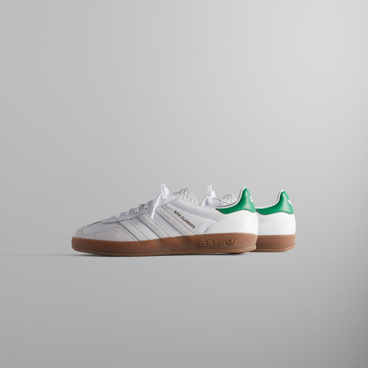 Women|Men Kith Kith Classics for adidas Originals Gazelle Indoor - White / Green