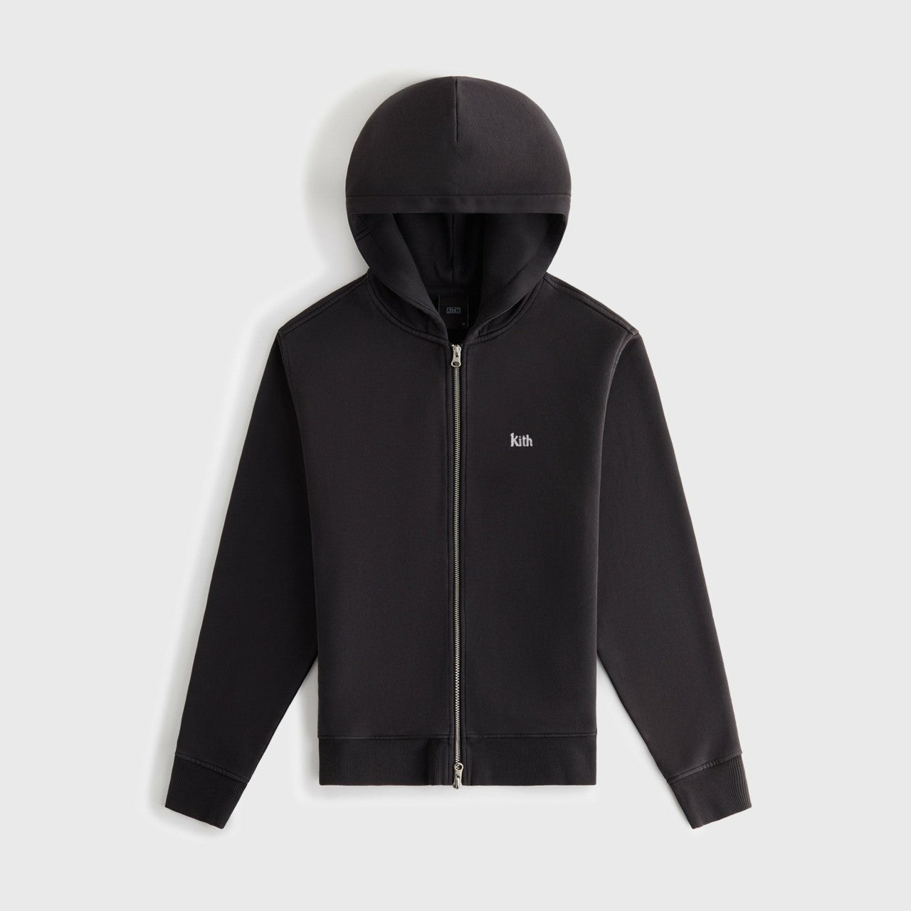 Women Kith Kith Women Tanner Full Zip Hoodie - Black