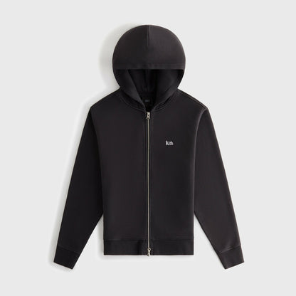 Women Kith Kith Women Tanner Full Zip Hoodie - Black
