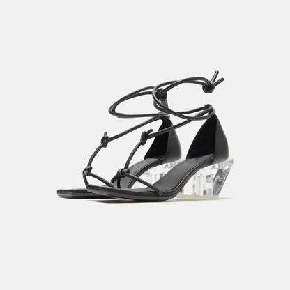 Men|Women Kith Rick Owens Sliver Sandal - Black / Clear