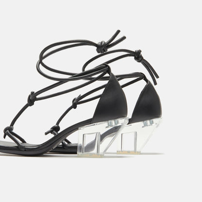 Men|Women Kith Rick Owens Sliver Sandal - Black / Clear